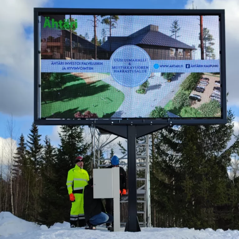 Ähtärin kaupungin informaationäytöt