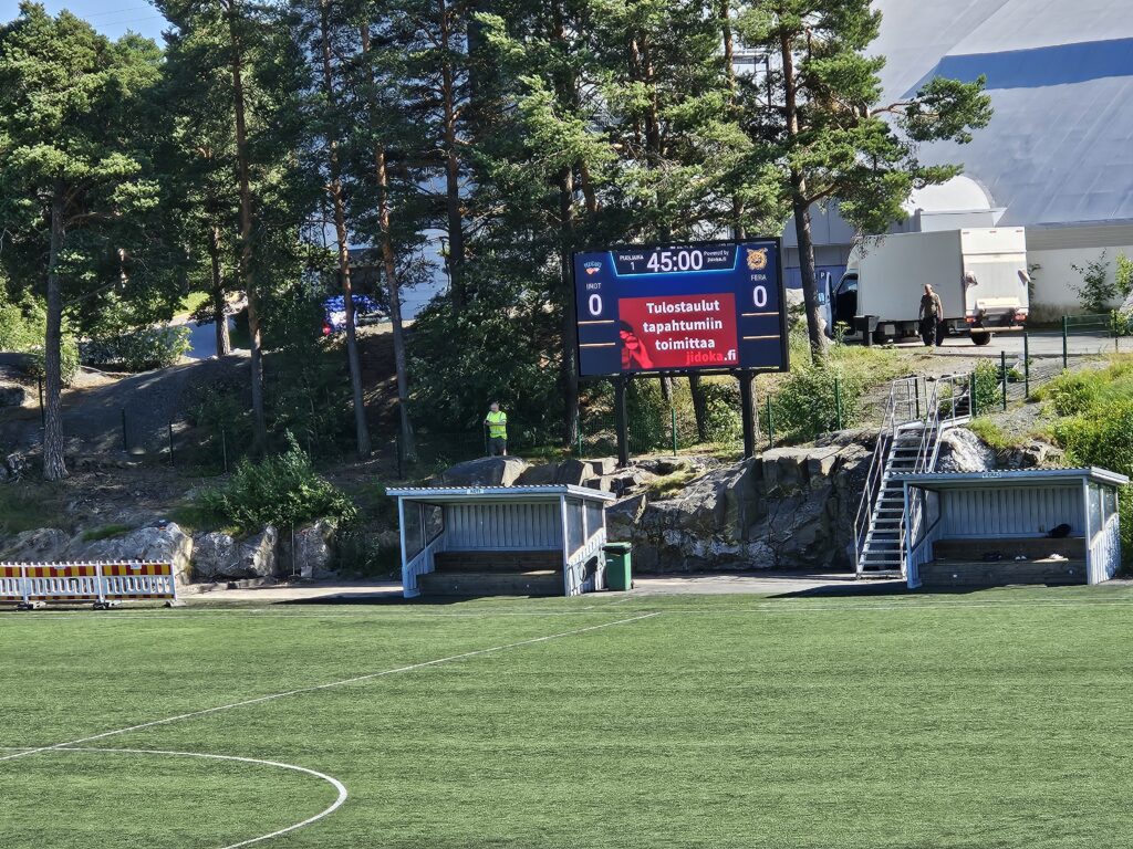 Jalkapallon Tulostaulu Äijänsuon stadionille