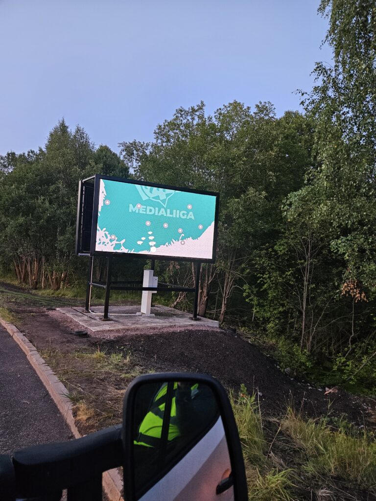 MediaLiiga Hirvensalo – Vangitseva LED-näyttö
