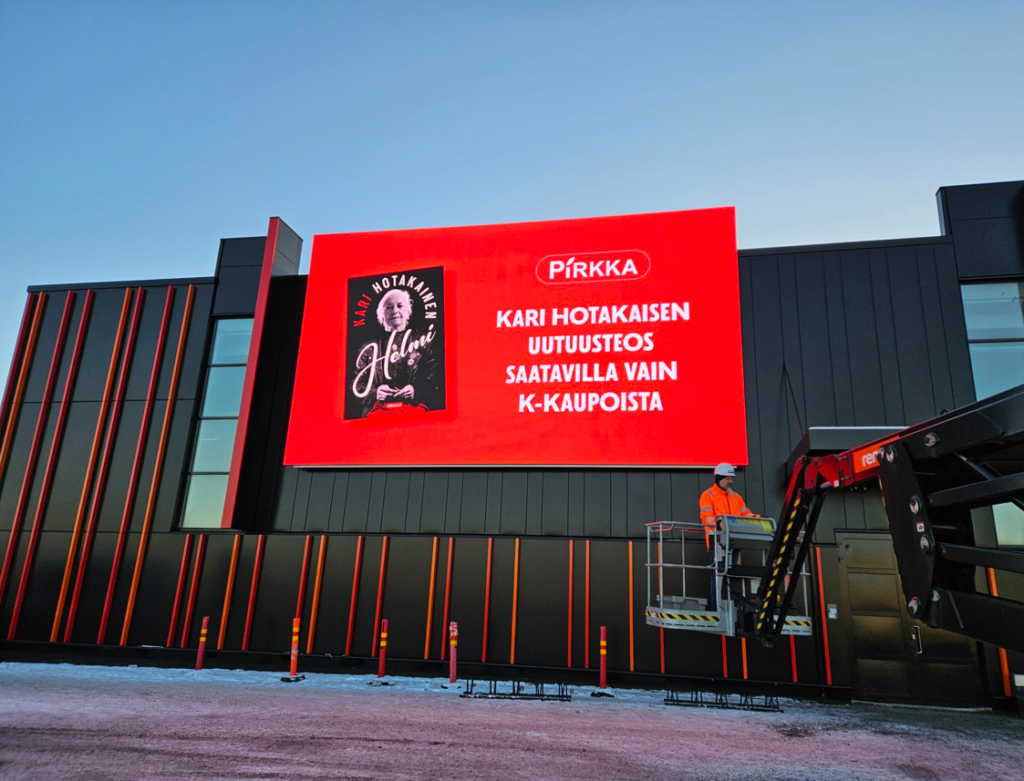 K-Citymarket Pirkkala – Suuret LED-mainostaulut