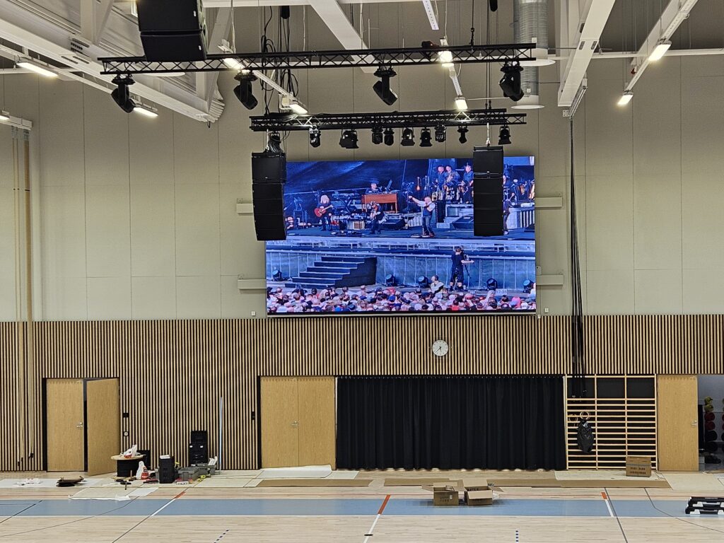 Karin Kampus – Monitoimihallin LED-näytöt