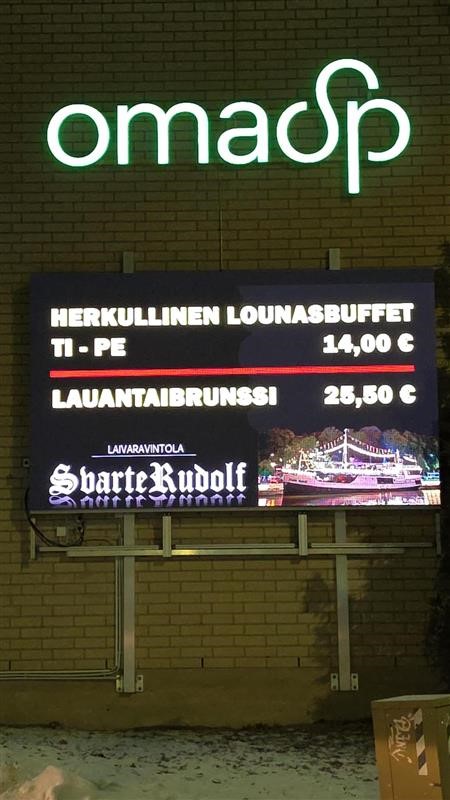 Medialiiga Lieto – Uusi LED-mainosnäyttö